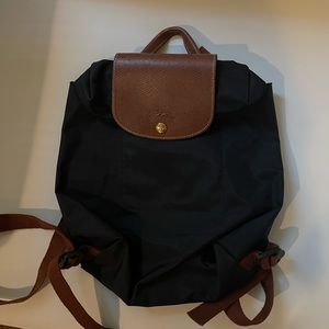 Longchamp black backpack